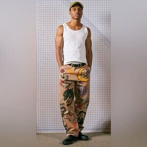 Market Men’s “Almost There” Allover Print Pants Size 28